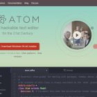 Atom 簡單又好用的免費程式碼編輯器