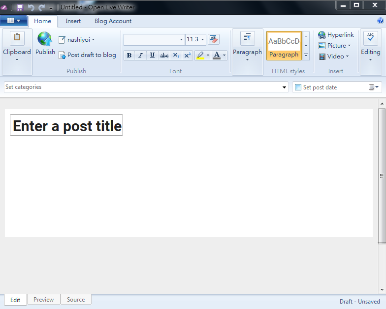免費的Blog離線編輯器Open Live Writer 圖片10