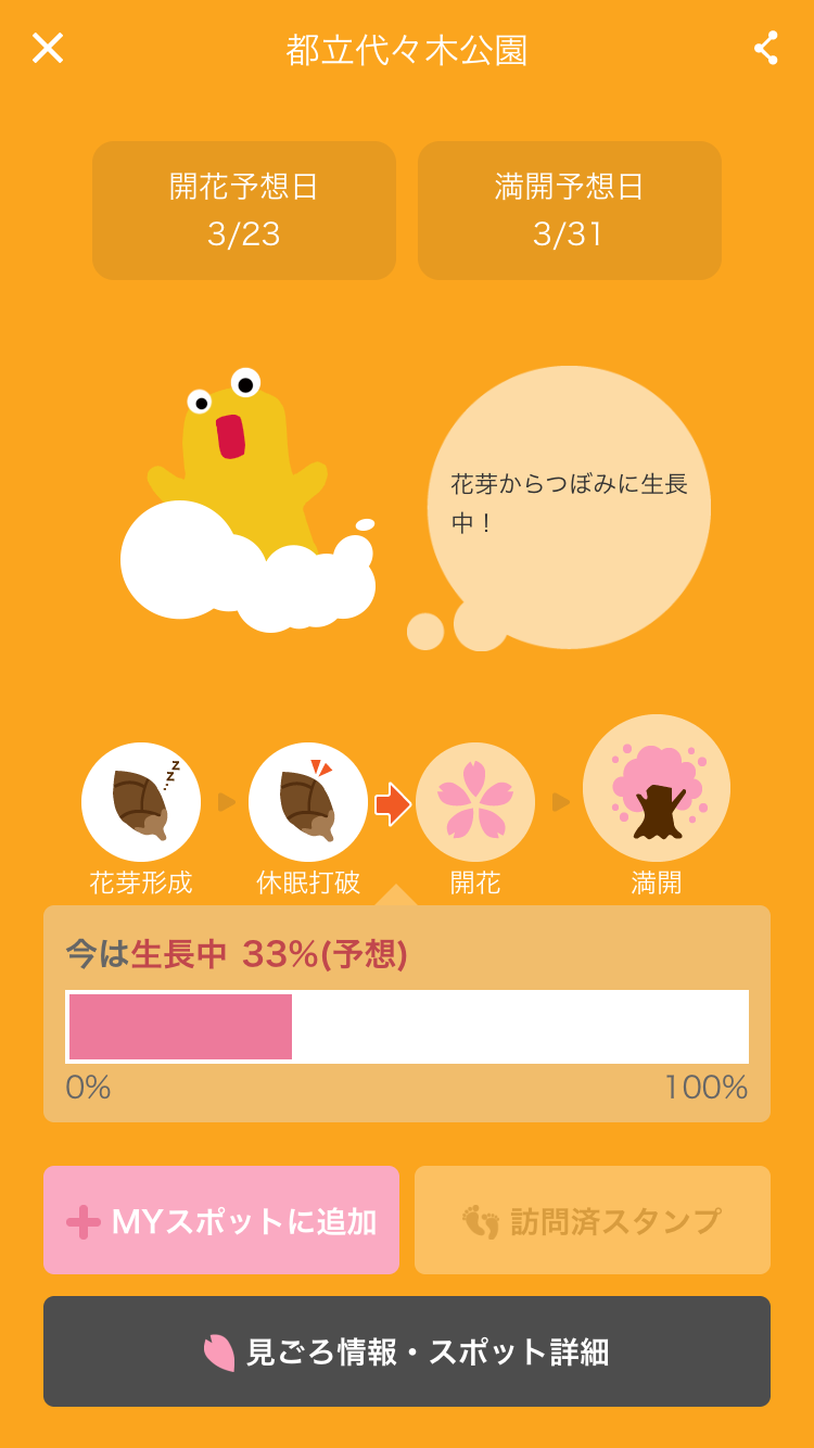 賞櫻前必備!日本櫻花開花預測 App【桜のきもち】 圖片5