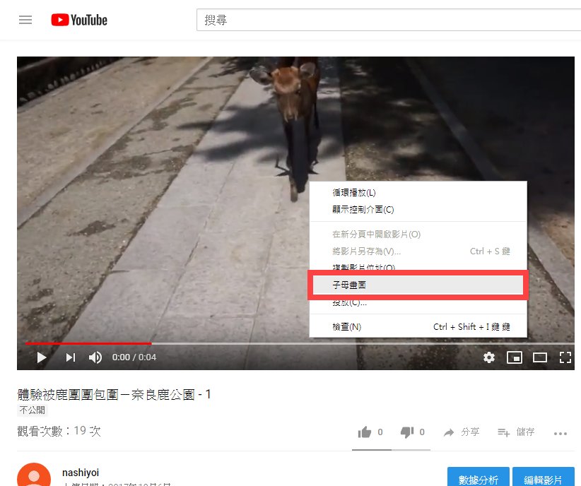 Chrome 子母播放