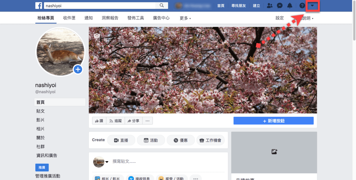 Facebook 活動記錄