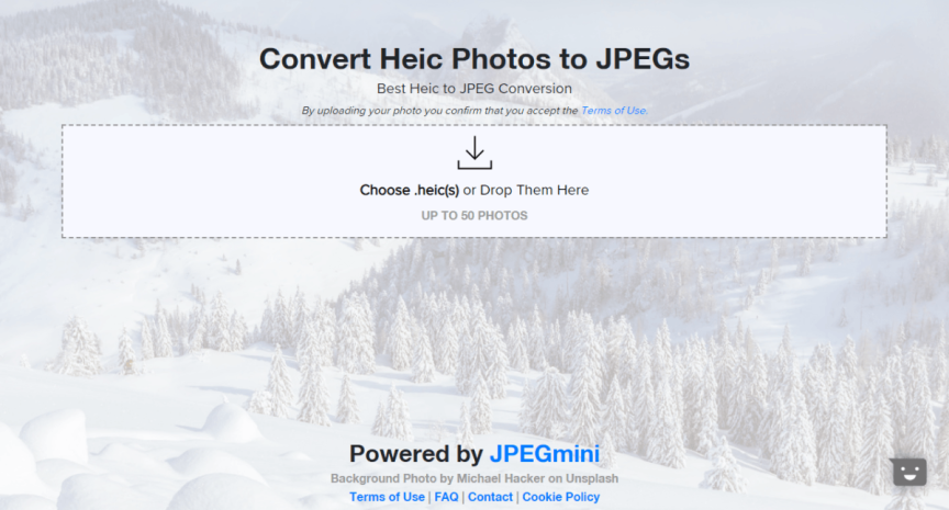 Convert Heic Photos to JPEGs線上HEIC轉JPG圖片網站服務
