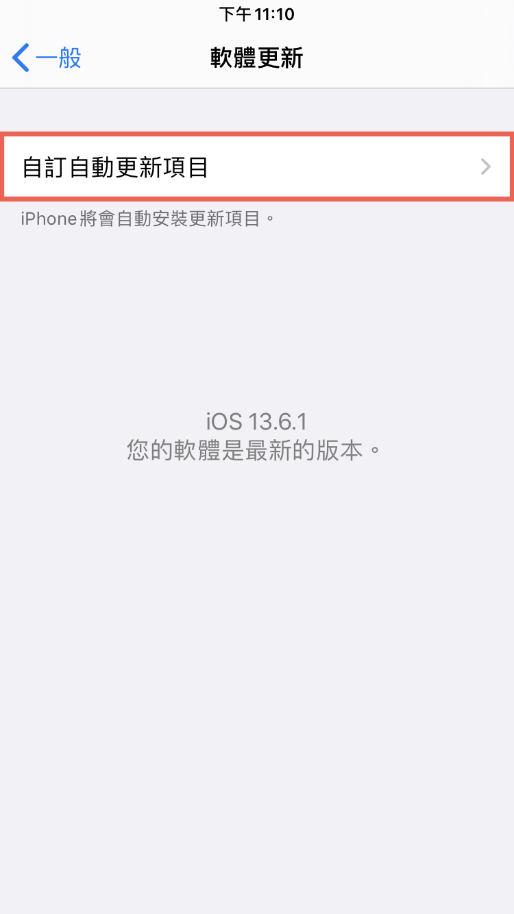 iPhone 自訂自動更新項目開啟方法教學 圖片4