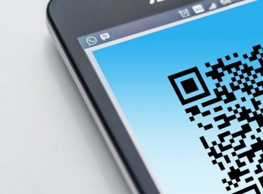 barcode cellphone close up coded