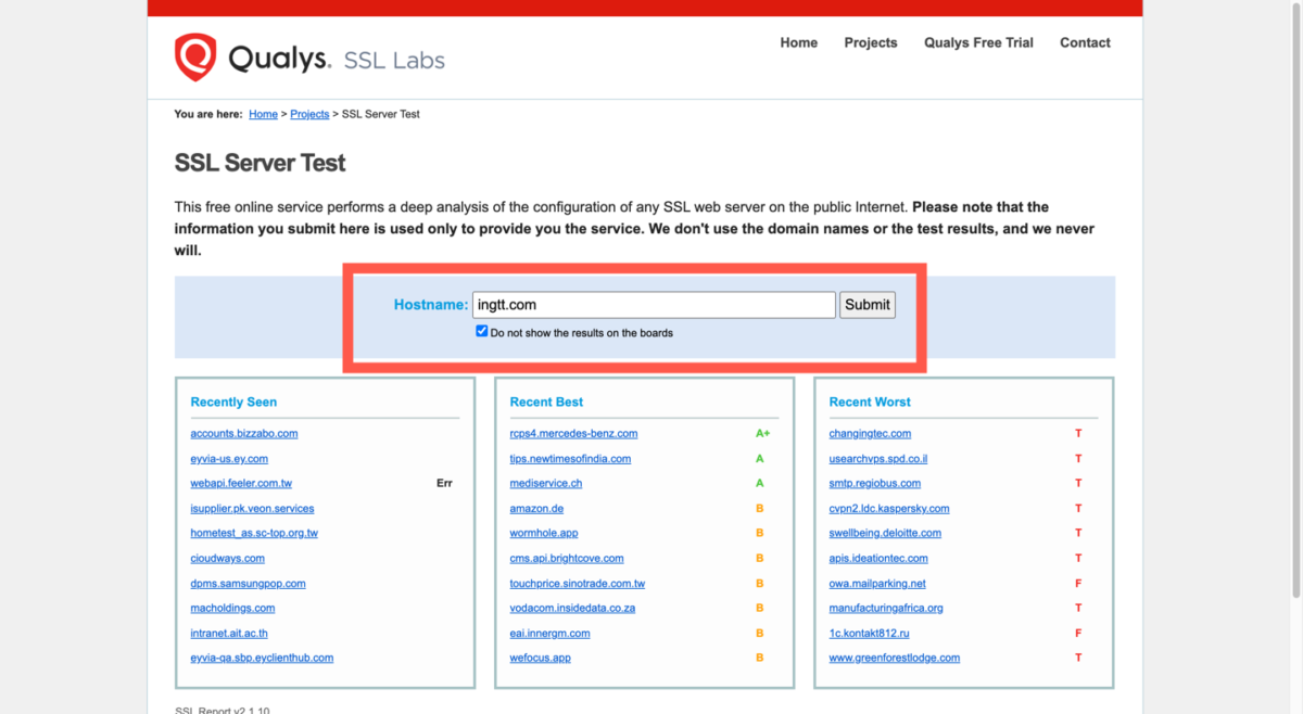 檢測網站SSL憑證等級 SSL Server Test 幫網站HTTPS打分數 圖片2