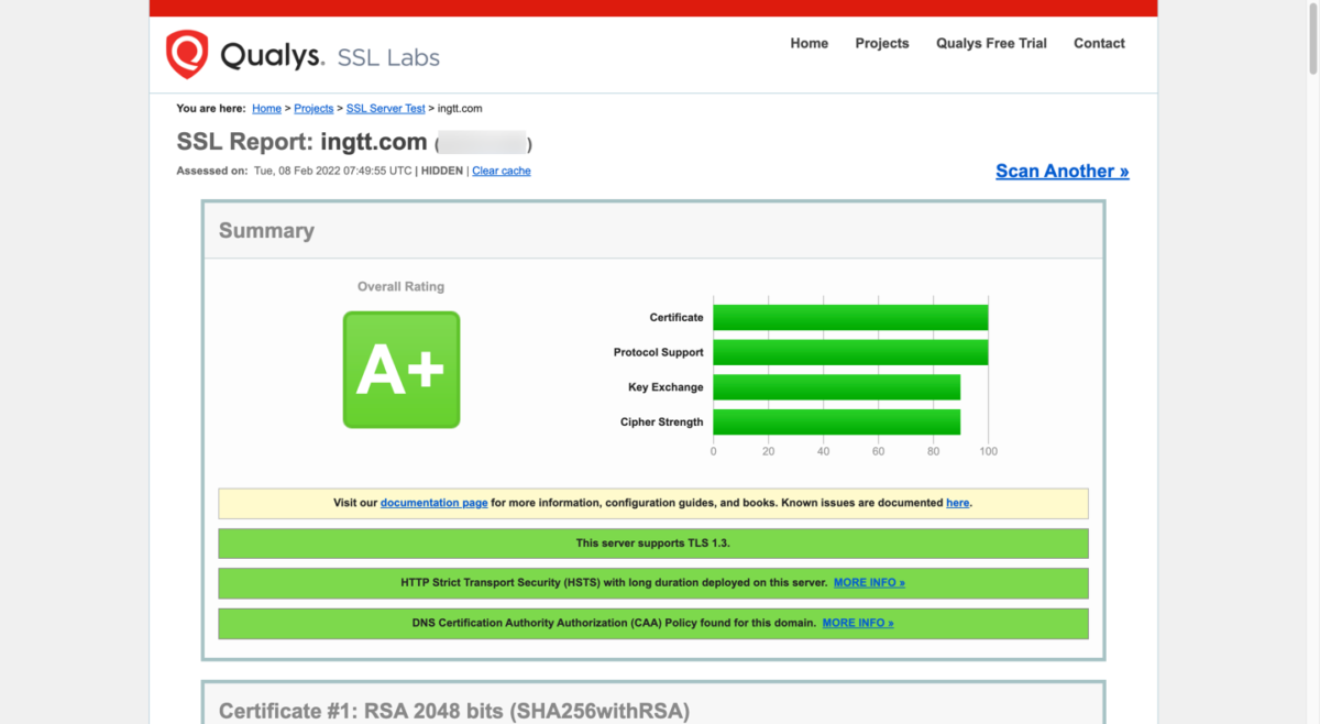 檢測網站SSL憑證等級 SSL Server Test 幫網站HTTPS打分數 圖片4