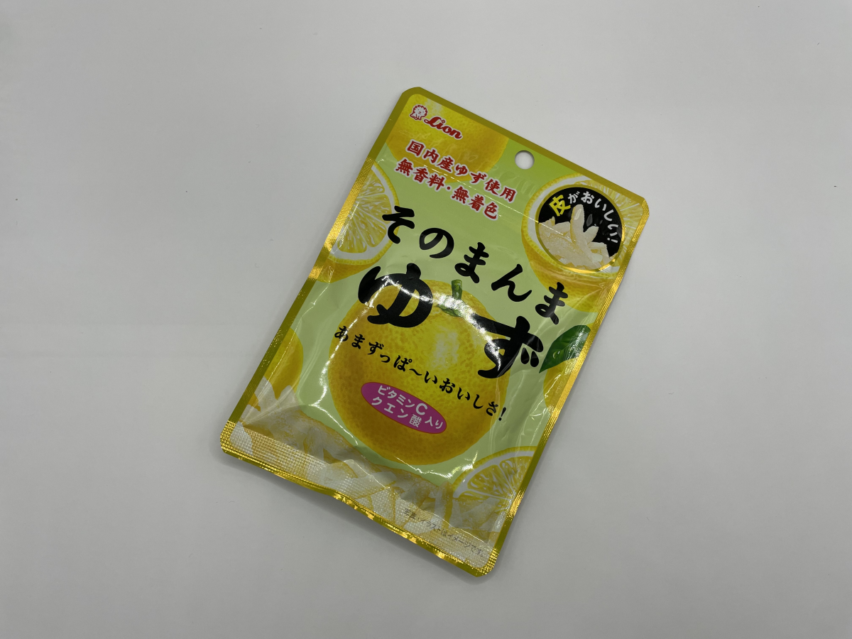 【日本零食】獅王 Lion そのまんまレモン 檸檬皮糖及 ゆず 柚子皮糖 圖片5
