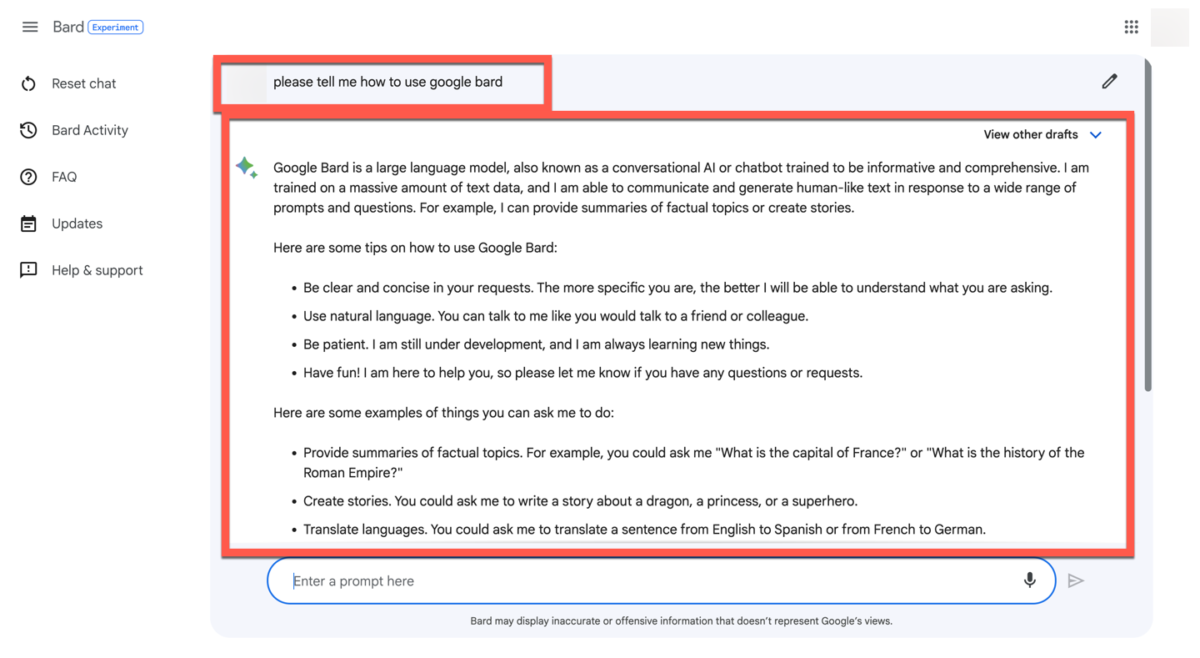 Google Bard 申請與使用方法教學 圖片12