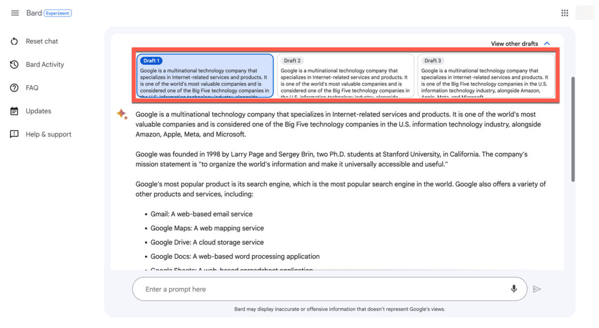 Google Bard 申請與使用方法教學 圖片14