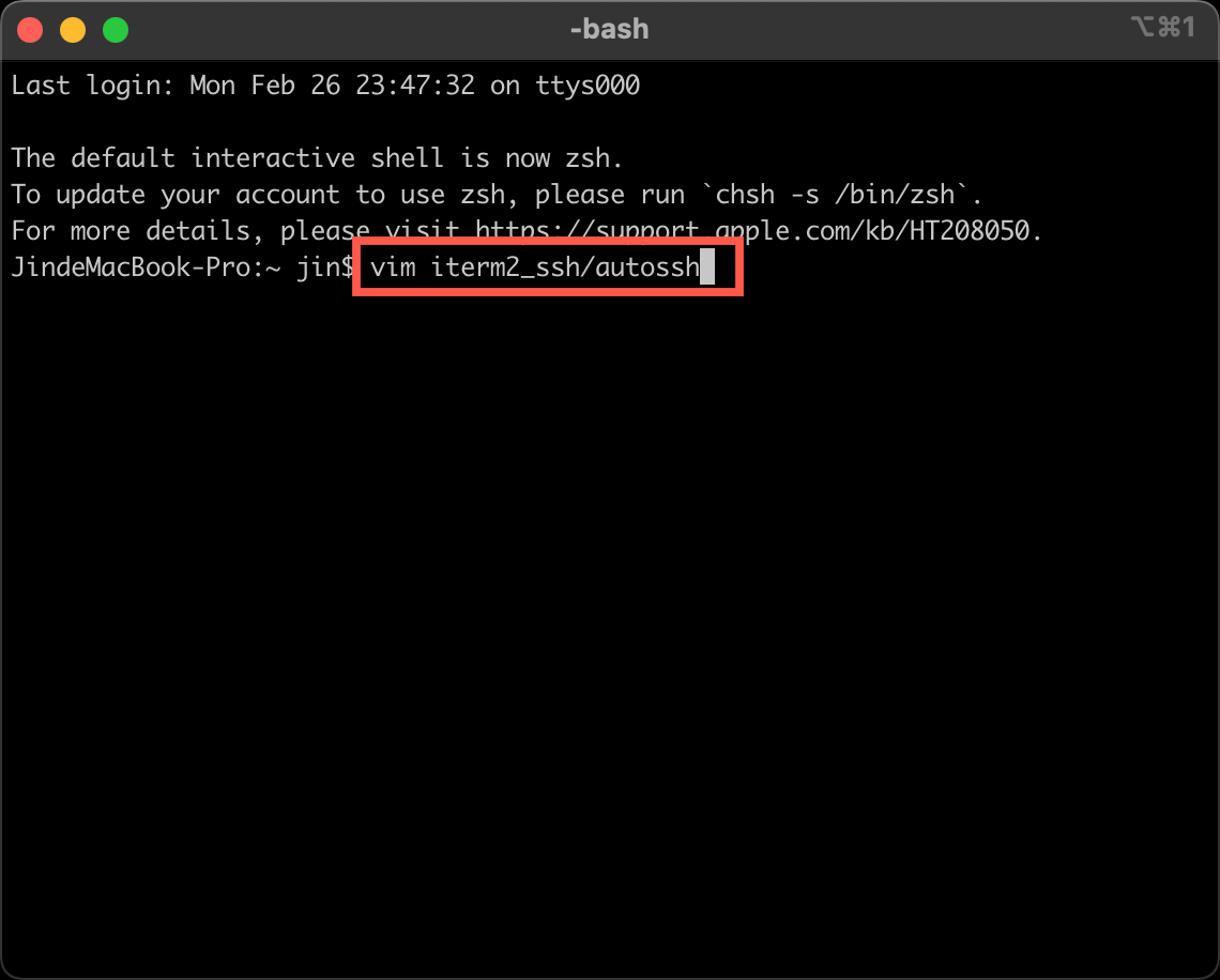 iTerm2 透過 Profiles 加入自動 SSH 遠端登入 圖片4
