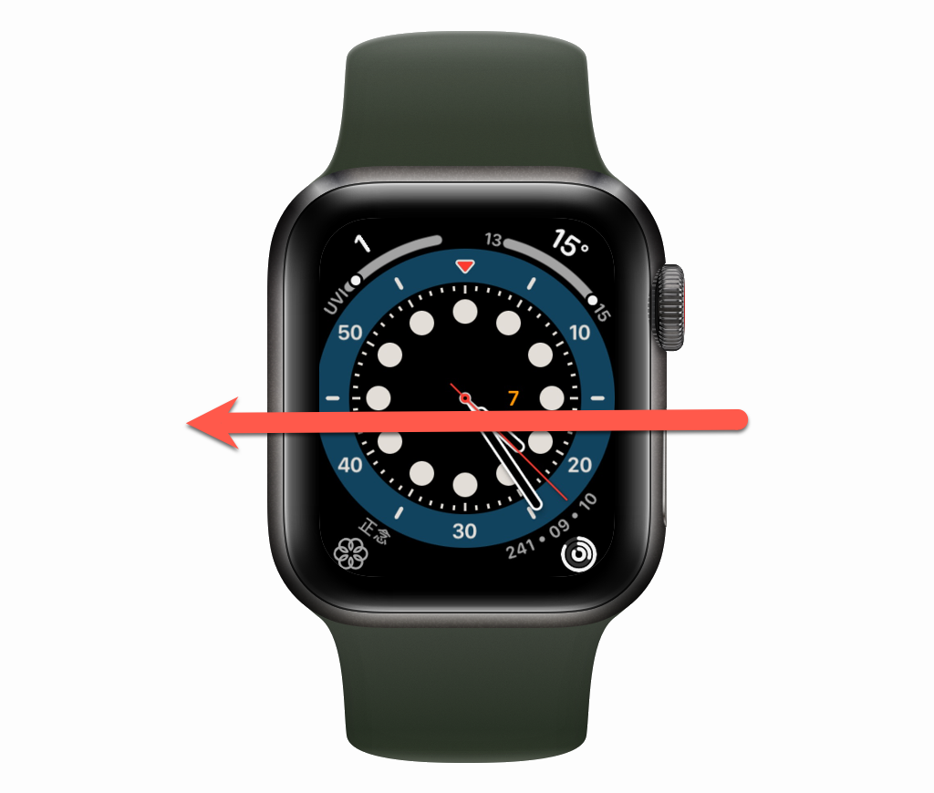 Apple Watch 設定滑動來切換錶面 圖片1