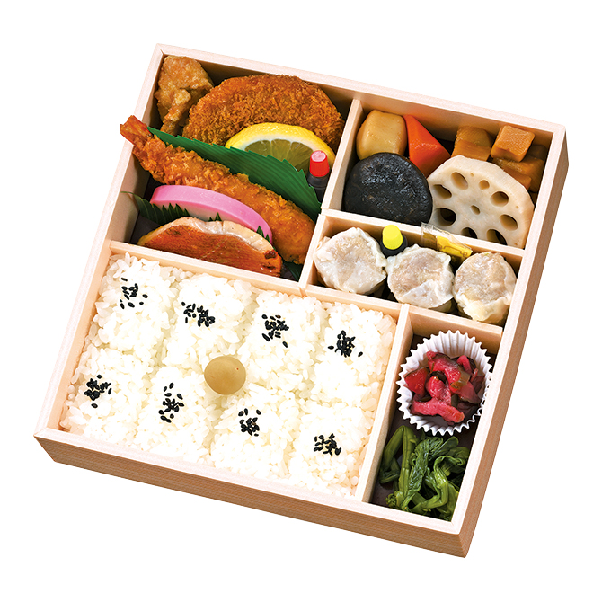 橫濱崎陽軒的幕之內便當，圖片取自《幕の内弁当 – 崎陽軒 (kiyoken.com)》