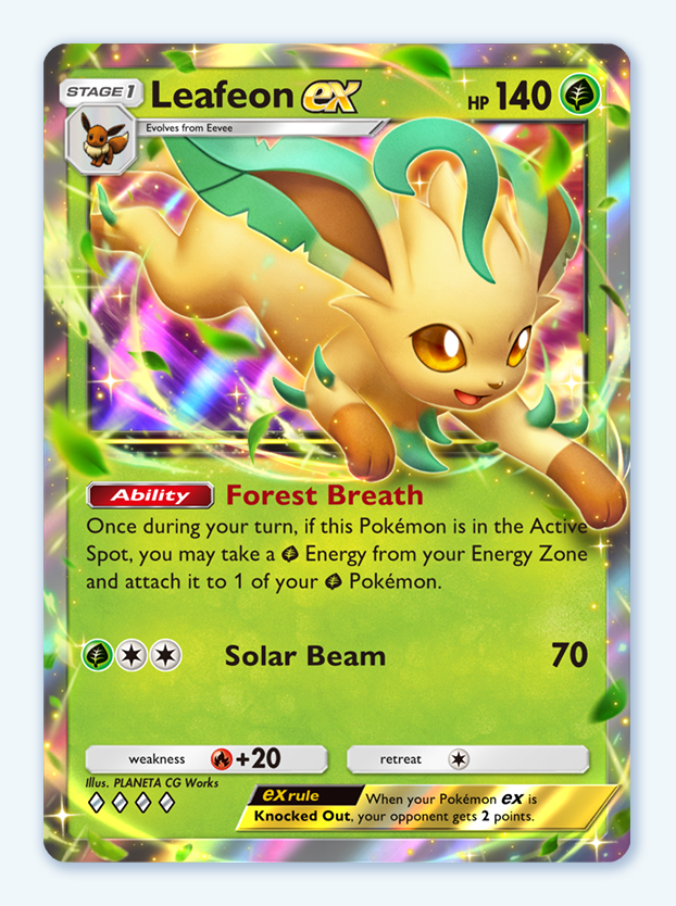 《Pokémon TCG Pocket》推出《草屬性寶可夢大量出現活動》葉伊布ex與尖牙籠登場於得卡挑戰 圖片2