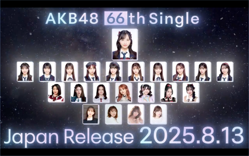 AKB48 宣布第66張單曲 8/13 發行 小栗有以擔任Center、OG 成員與海外姊妹團成員參與 圖片1