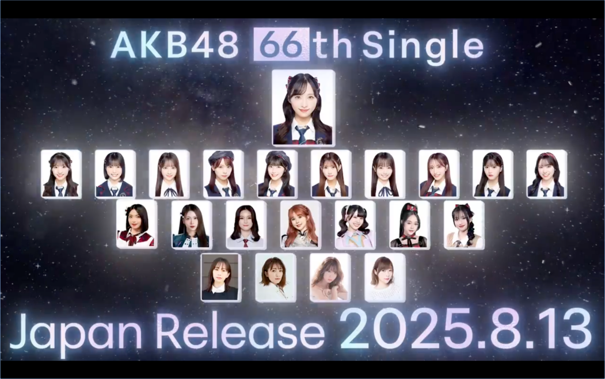 AKB48 宣布第66張單曲 8/13 發行 小栗有以擔任Center、OG 成員與海外姊妹團成員參與 圖片1
