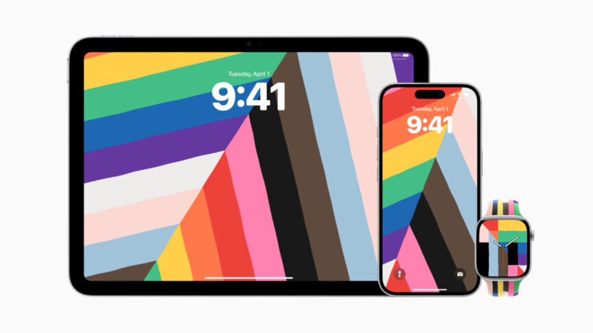 Apple 推出 2025 驕傲月新品：彩虹錶帶與桌布