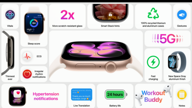 2025年 Apple 秋季發表會：Apple Watch Series 11 登場！新增睡眠分數、5G、24小時續航 圖片1