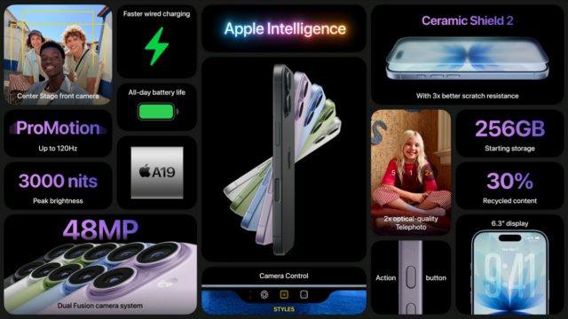2025年 Apple 秋季發表會：iPhone 17 登場！搭載 A19 晶片、ProMotion 顯示器與 Center Stage 相機 圖片1