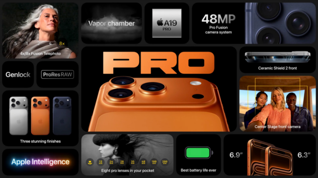 2025年 Apple 秋季發表會：iPhone 17 Pro 登場！主打全新鋁金屬設計、A19 Pro 晶片與 8 倍變焦相機 圖片1