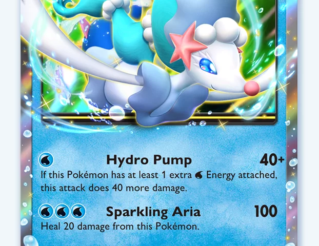 《Pokémon TCG Pocket》推出《水屬性寶可夢大量出現活動》「水君ex」、「西獅海王ex」與「小球飛魚」卡牌登場 圖片3